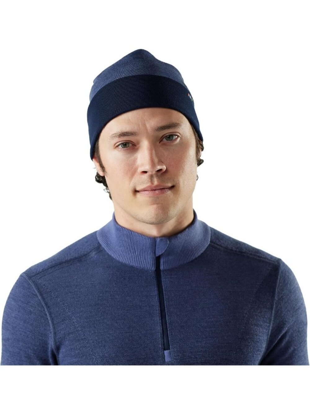Cozy Unisex Thermal Merino Wool Reversible Cuffed Beanie - Perfect for Winter!